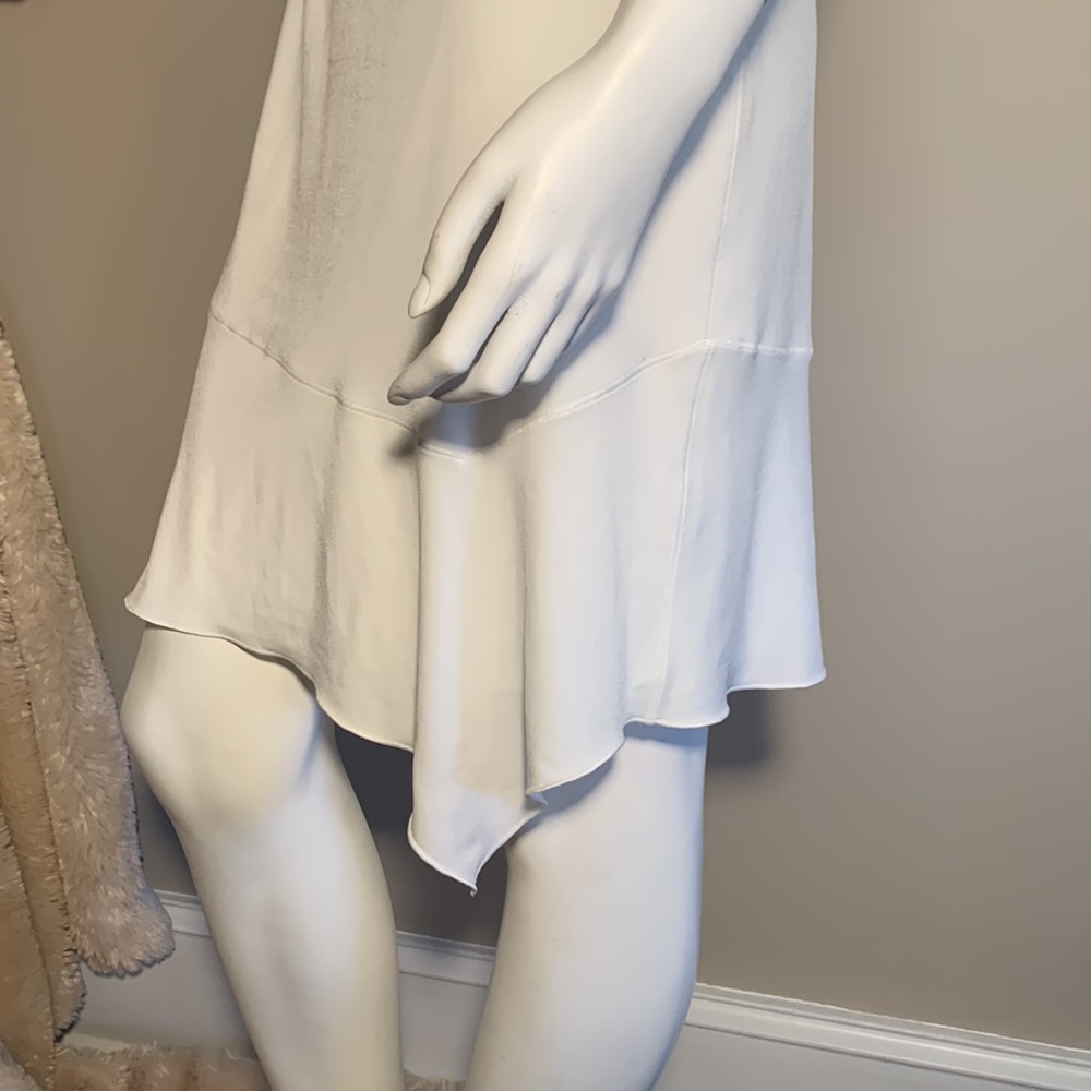 💟 Eva Varro white flounce skirt Small